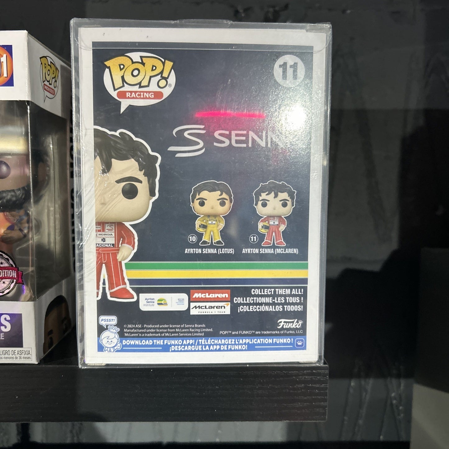 Funko POP! Racing Ayrton Senna Vinyl Figure No 11 NEW for 2025
