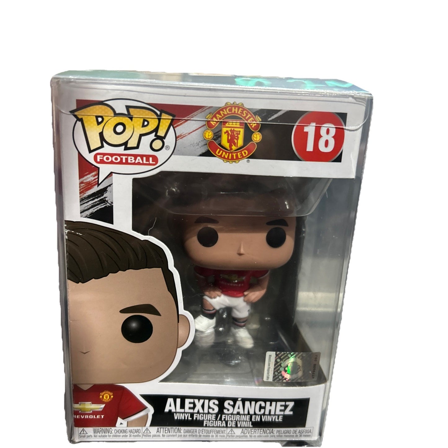 Manchester United #18 ALEXIS SANCHEZ Funko Pop Figure. 3354