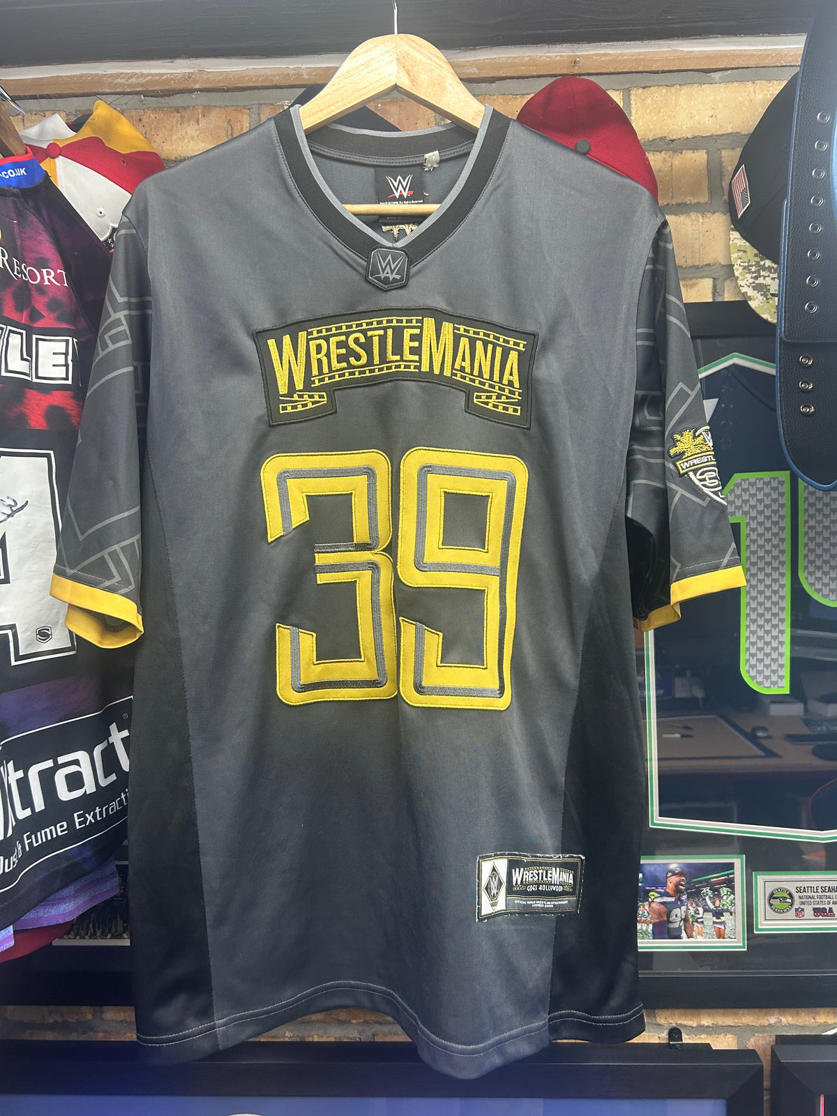 Official WWE WrestleMania 39 Los Angeles Football Jersey 🇺🇸