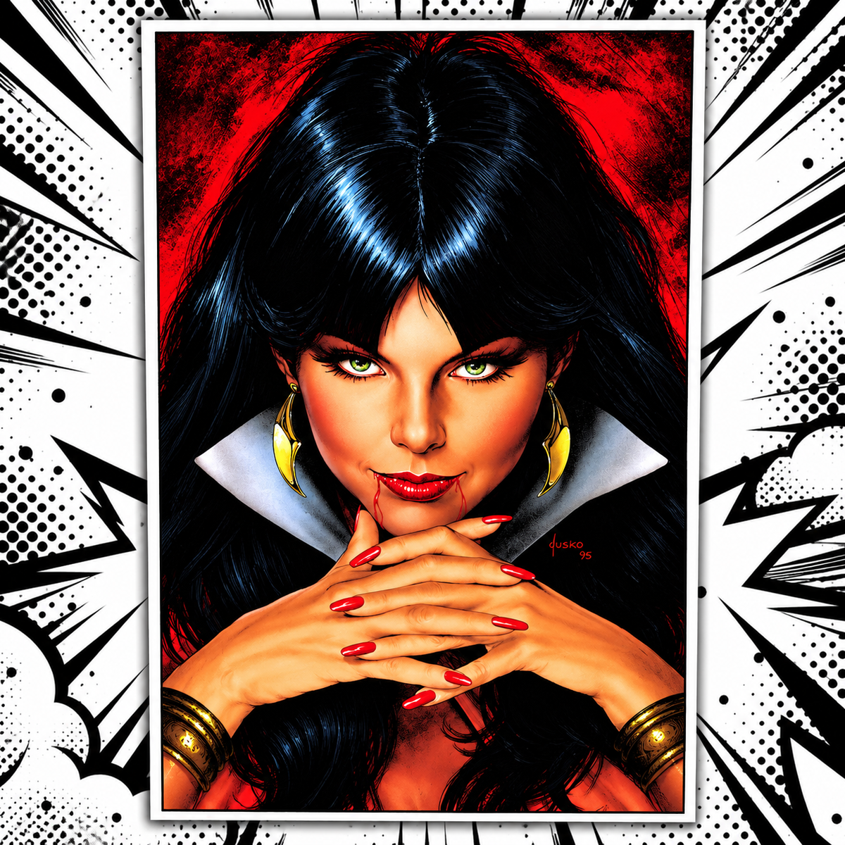 Vampirella: Sad Wings of Destiny (Harris Comics, September 1996), illustrated by artist Joe Jusko