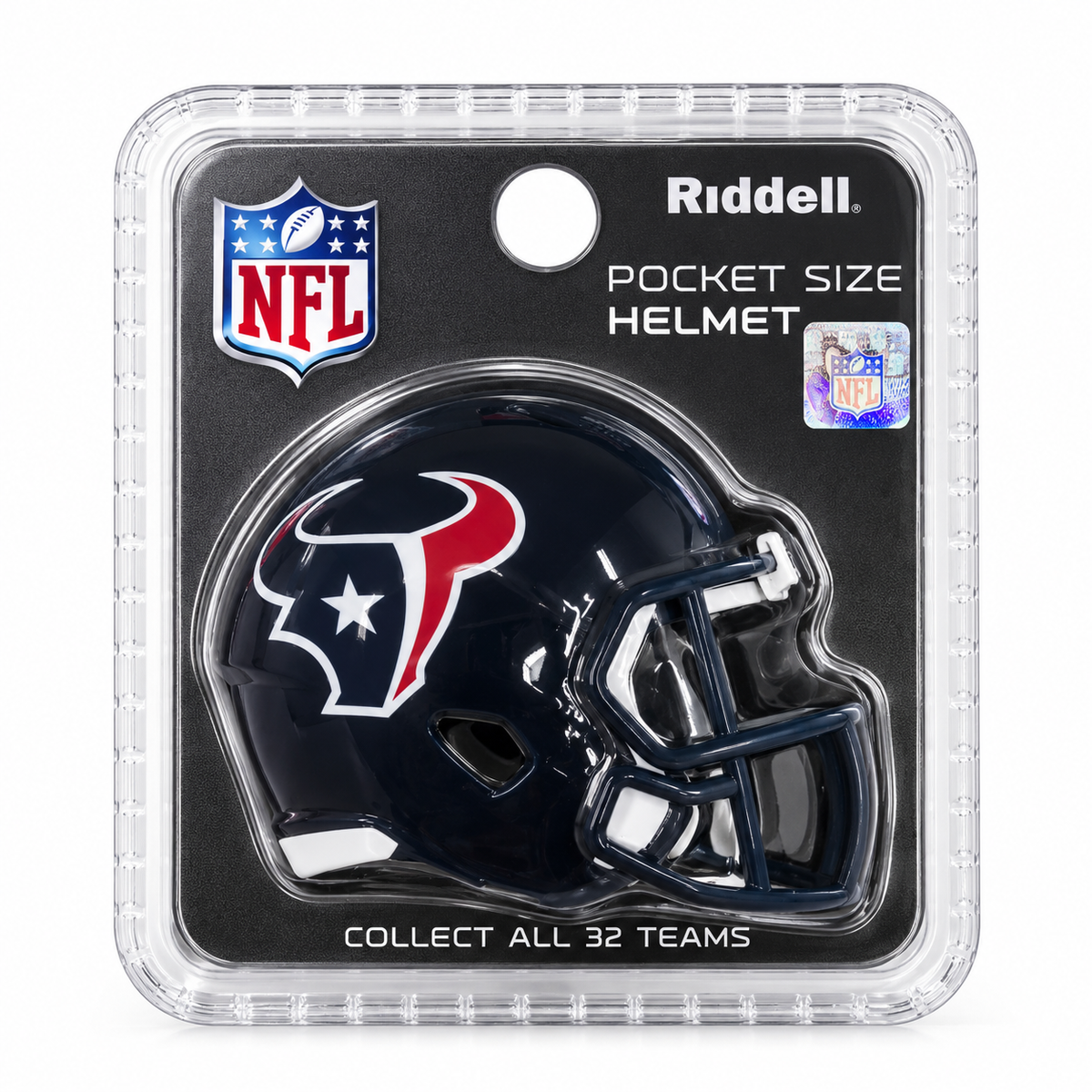 Houston Texans NFL Riddell Pocket Helmet
