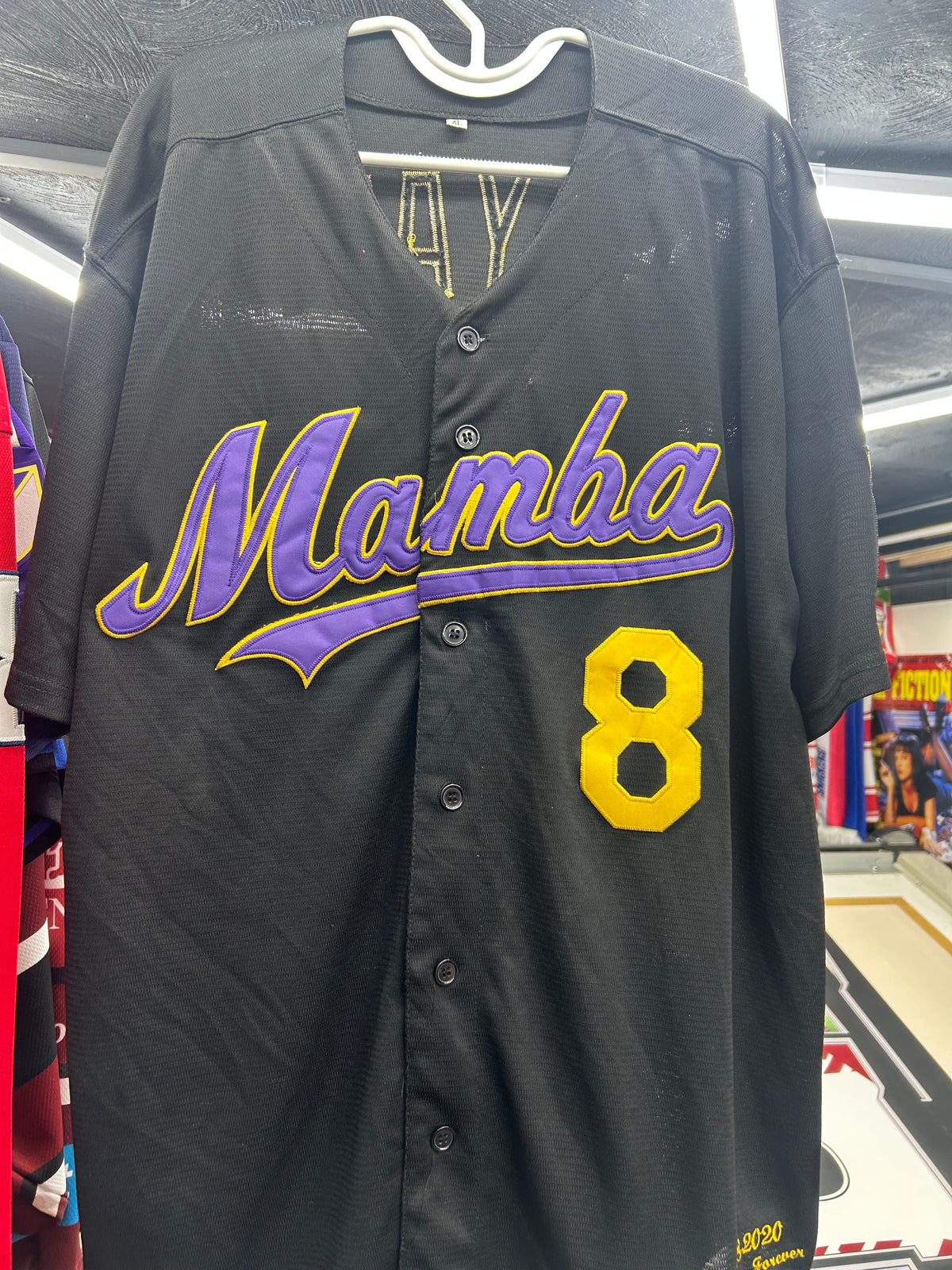 Kobe Bryant Black Mamba Baseball Jersey 🇺🇸