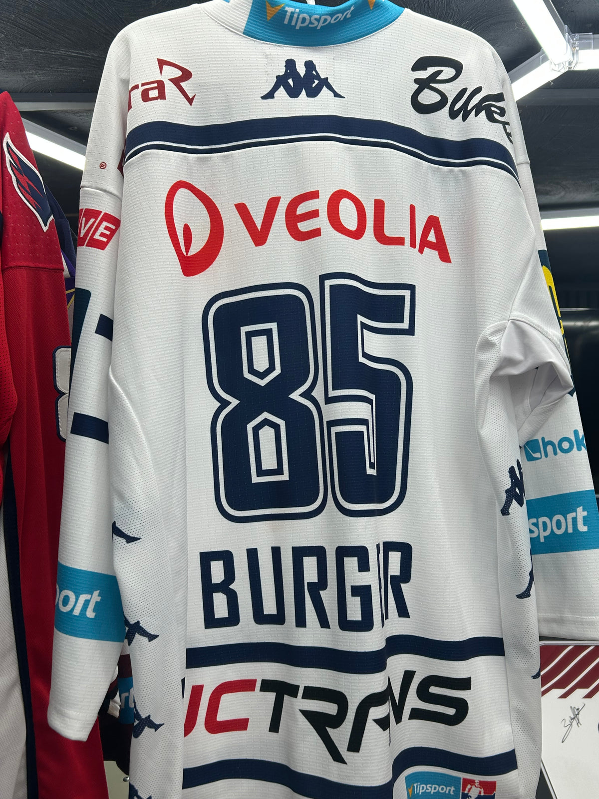 HC Vítkovice Steel Jiří Burger #85 Hockey Jersey 🇨🇿