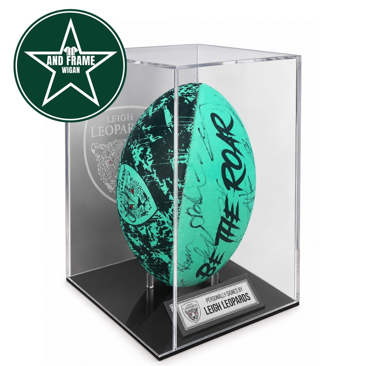 The Rugby Ball Display