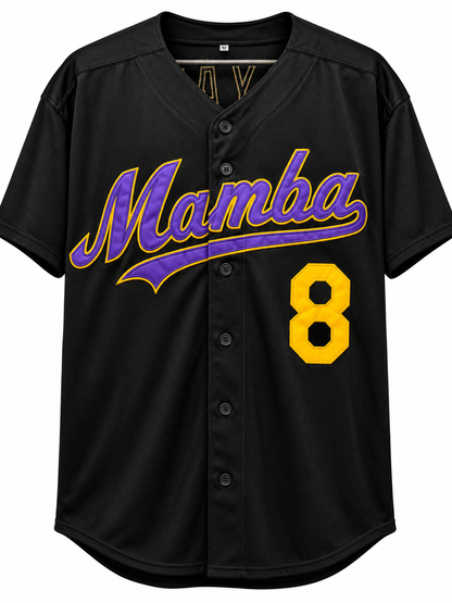 Kobe Bryant Black Mamba Baseball Jersey 🇺🇸