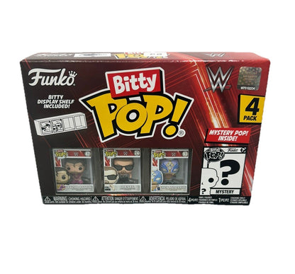 Funko Bitty Pop WWE Wrestling Figure Razor Ramon, Diesel, Rey Mysterio