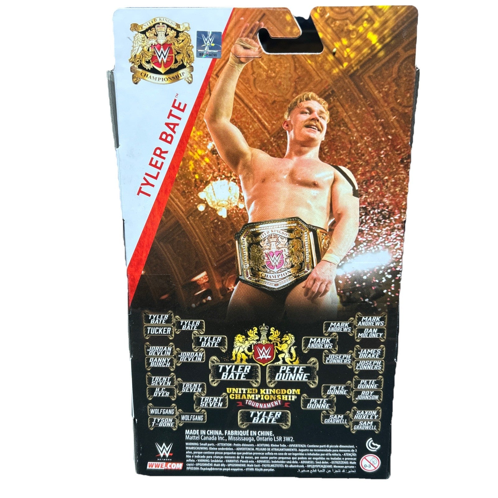 WWE Tyler Bate Elite UK Championship Figure