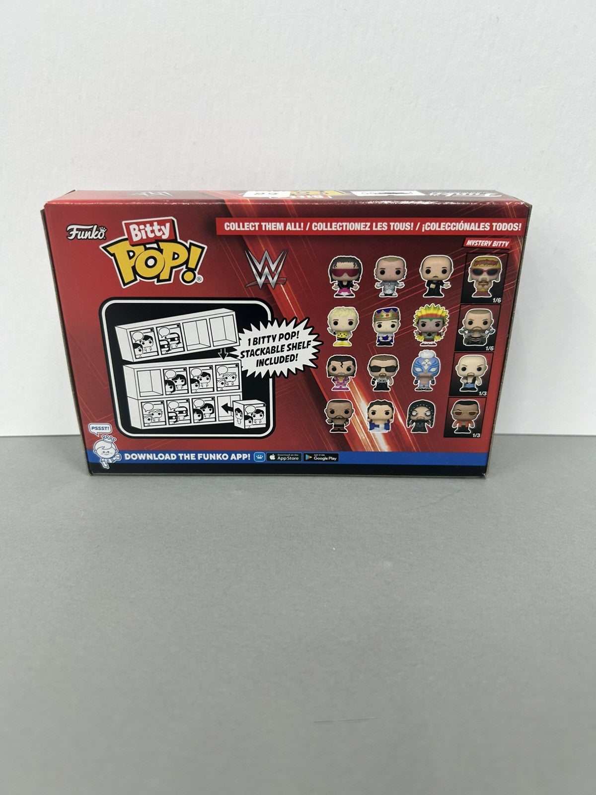 Funko Bitty Pop WWE Wrestling Figure Razor Ramon, Diesel, Rey Mysterio