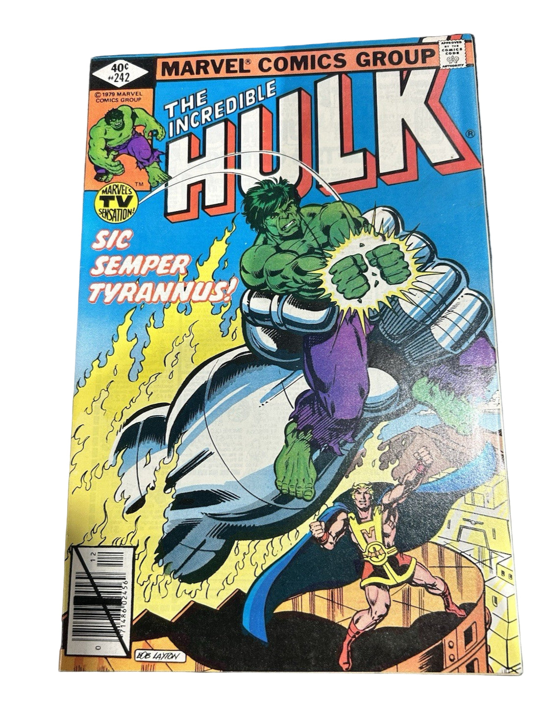 Marvel the Incredible Hulk #242 December 1979 Sic Semper Tyrannus !