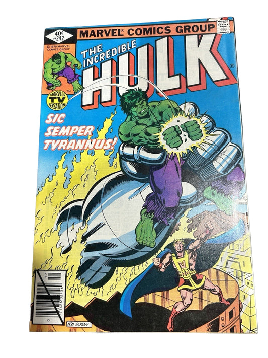 Marvel the Incredible Hulk #242 December 1979 Sic Semper Tyrannus !