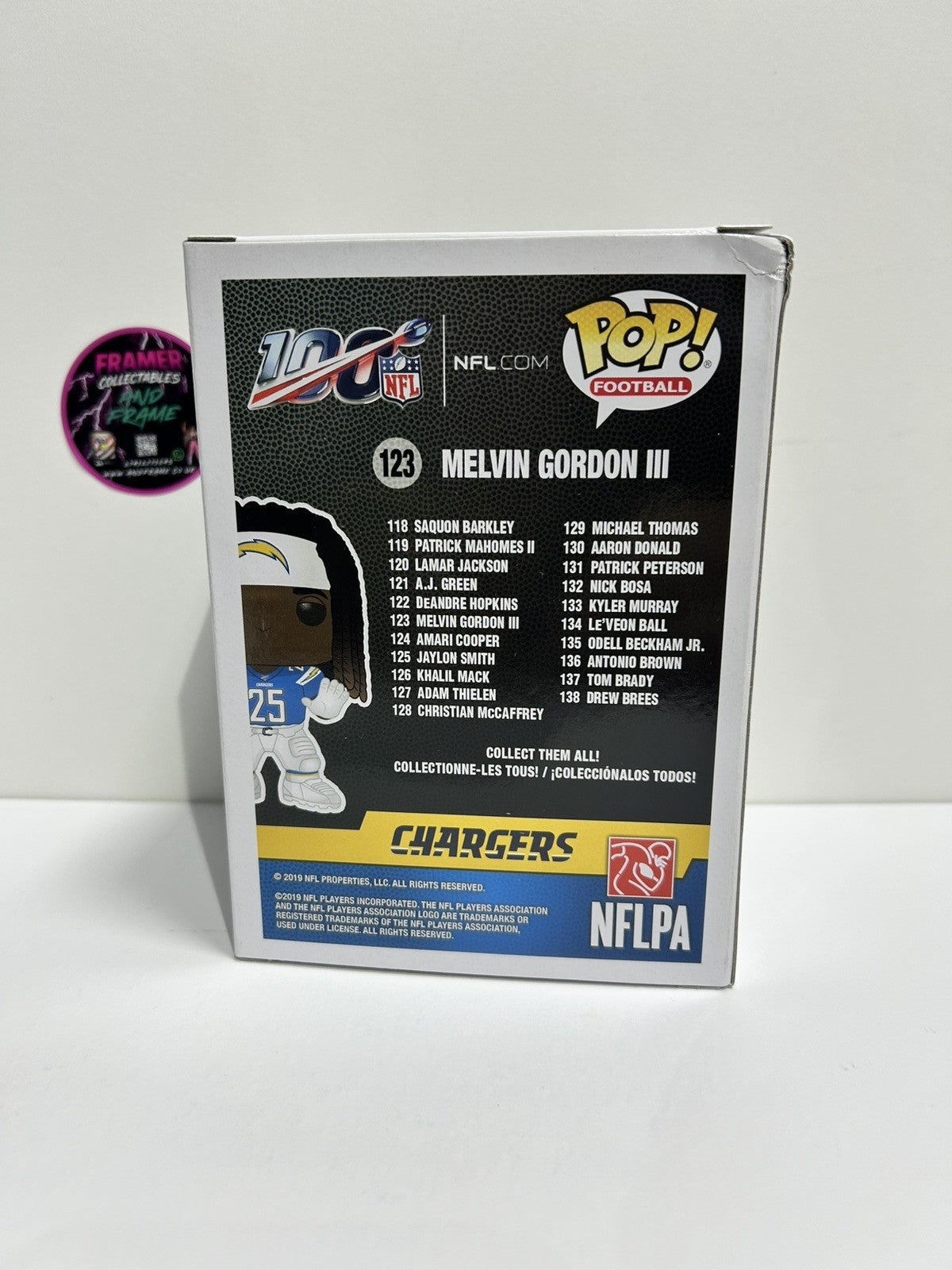 Funko Pop! NFL Melvin Gordon III Chargers #123