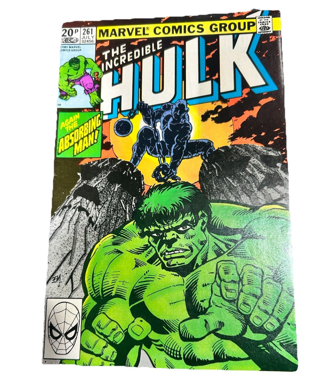 Marvel The Incredible Hulk #261 July 1981 Again The Absorbing Man