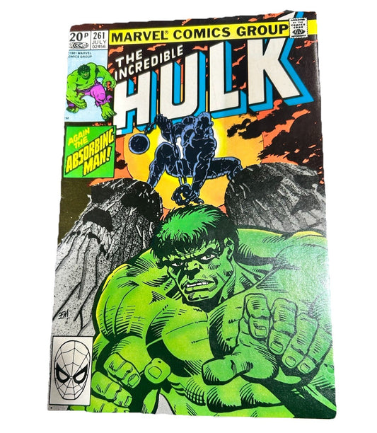 Marvel The Incredible Hulk #261 July 1981 Again The Absorbing Man