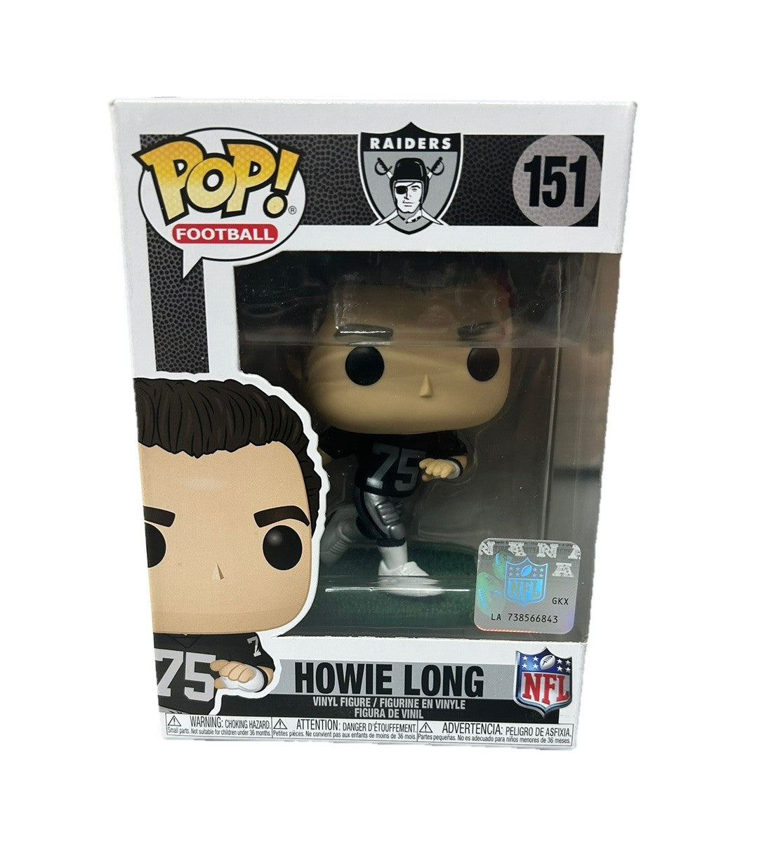 Funko Pop! NFL Howie Long Oakland Raiders #151