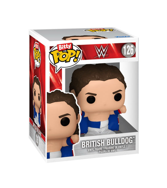 WWE BRITISH BULLDOG 3.75" POP VINYL FIGURE FUNKO BRAND NEW 126