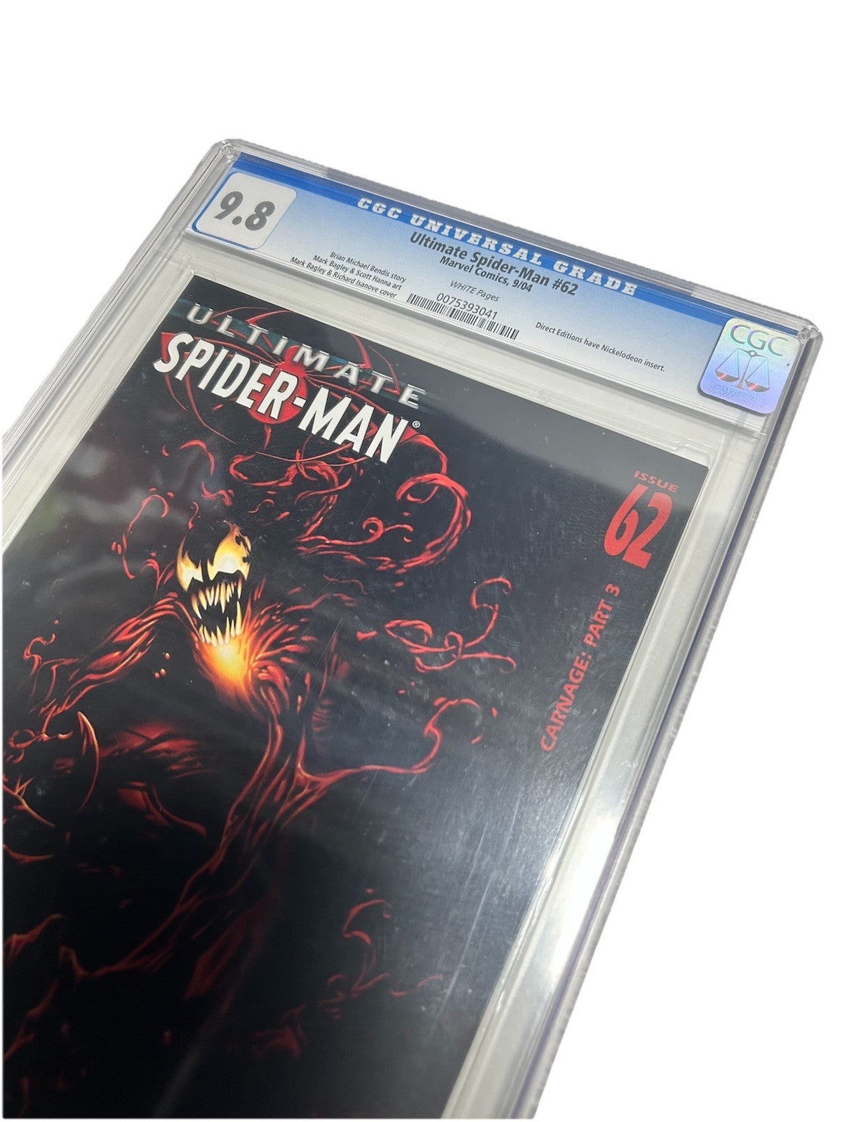 Marvel Ultimate Spider-Man #62 2004 9.8 CGC Graded