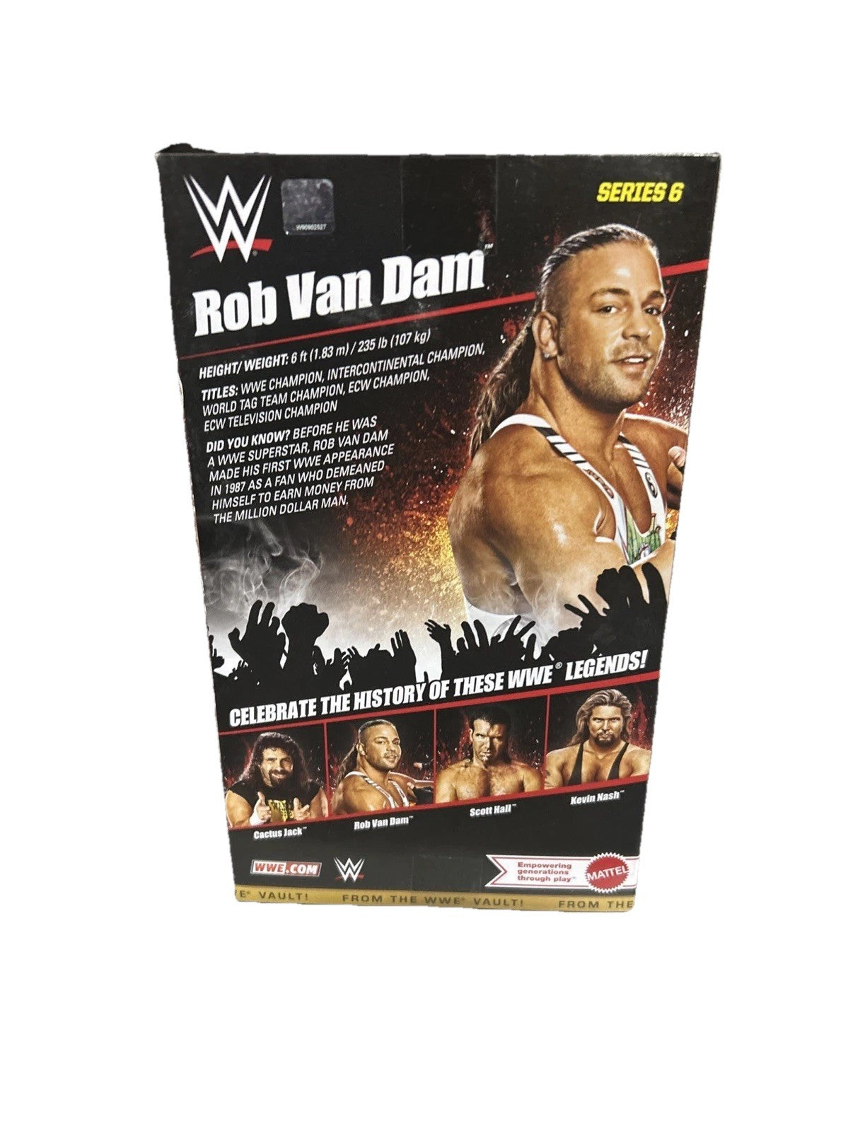WWE Elite Collection Series 6 Rob Van Dam Mattel Action Figure