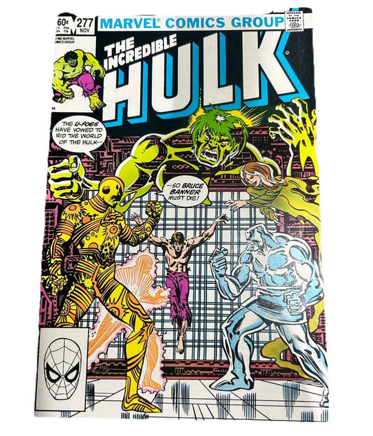 Marvel The Incredible Hulk #277 November 1982