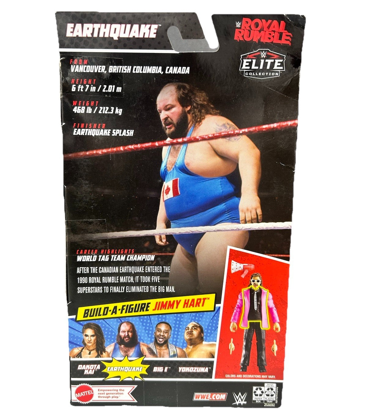 WWE Elite Royal Rumble Earthquake Figure