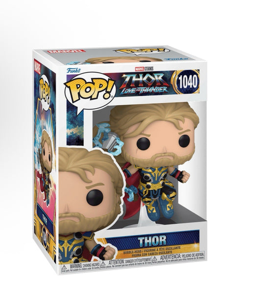 Funko Pop! Thor #1040 Love and Thunder Marvel Figure with Protector