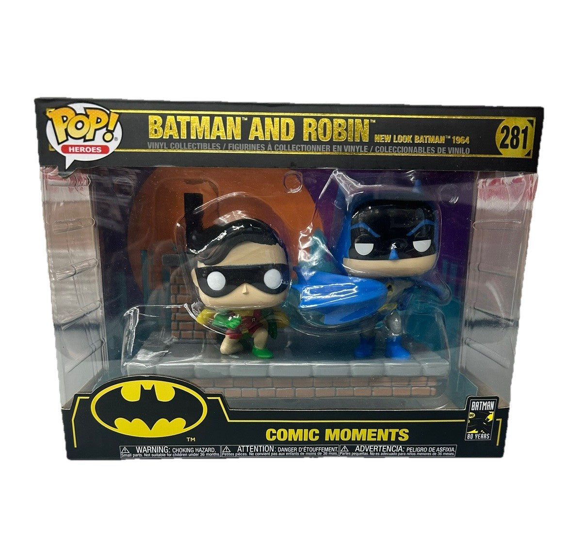 Funko Pop! Comic: Batman and Robin #281 1964 Moments Batman Collectible Figure