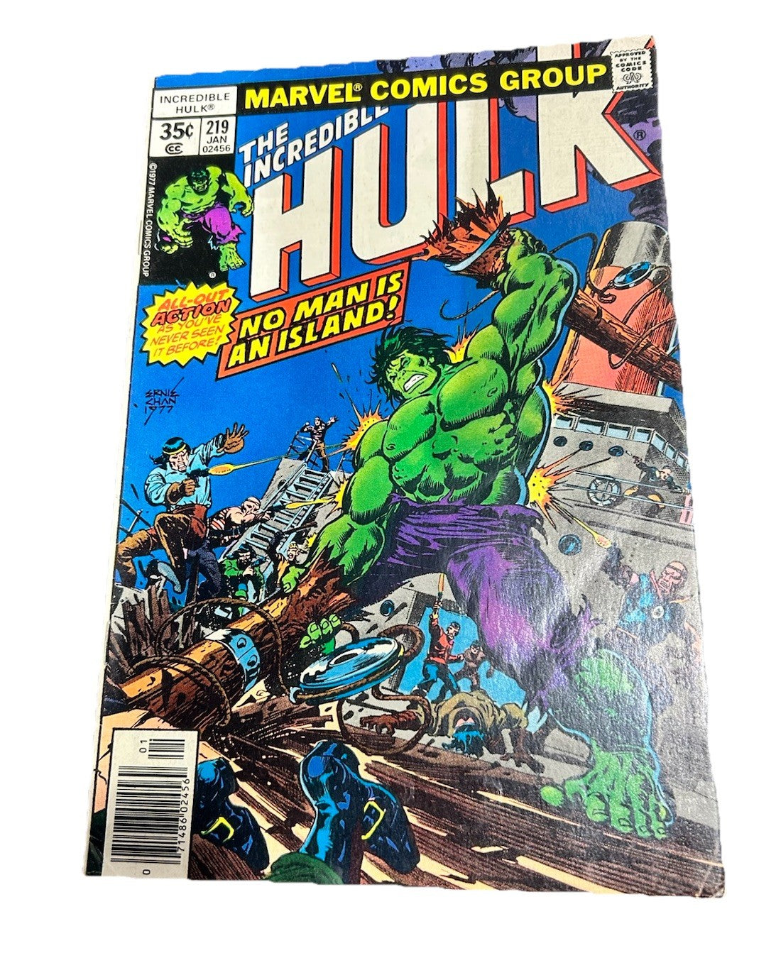 Marvel The Incredible Hulk #219 January 1978
