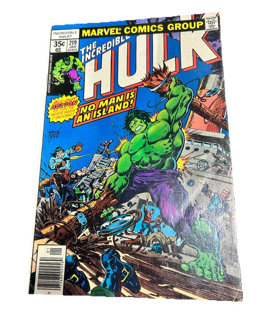 Marvel The Incredible Hulk #219 January 1978