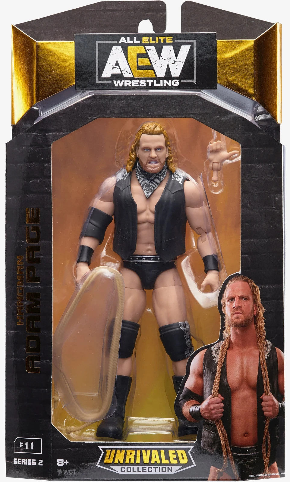 AEW Hangman Adam Page Unrivaled Series 2 Action Figure