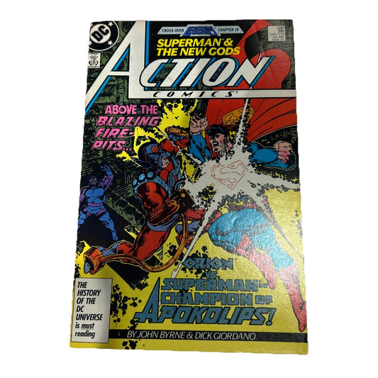 DC Superman & The New Gods Action Comics #586 March 1987