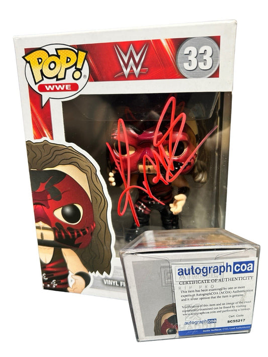 Funko Pop! Exclusive Signed WWE Kane Collectible Figure