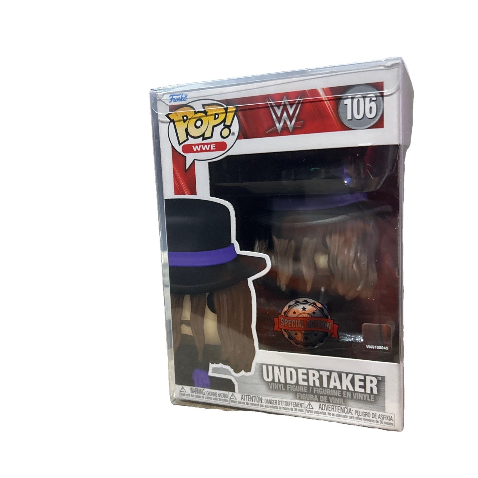 FUNKO POP WWE UNDERTAKER 106 SPECIAL EDITION VINYL FIGURE NEW NUOVO
