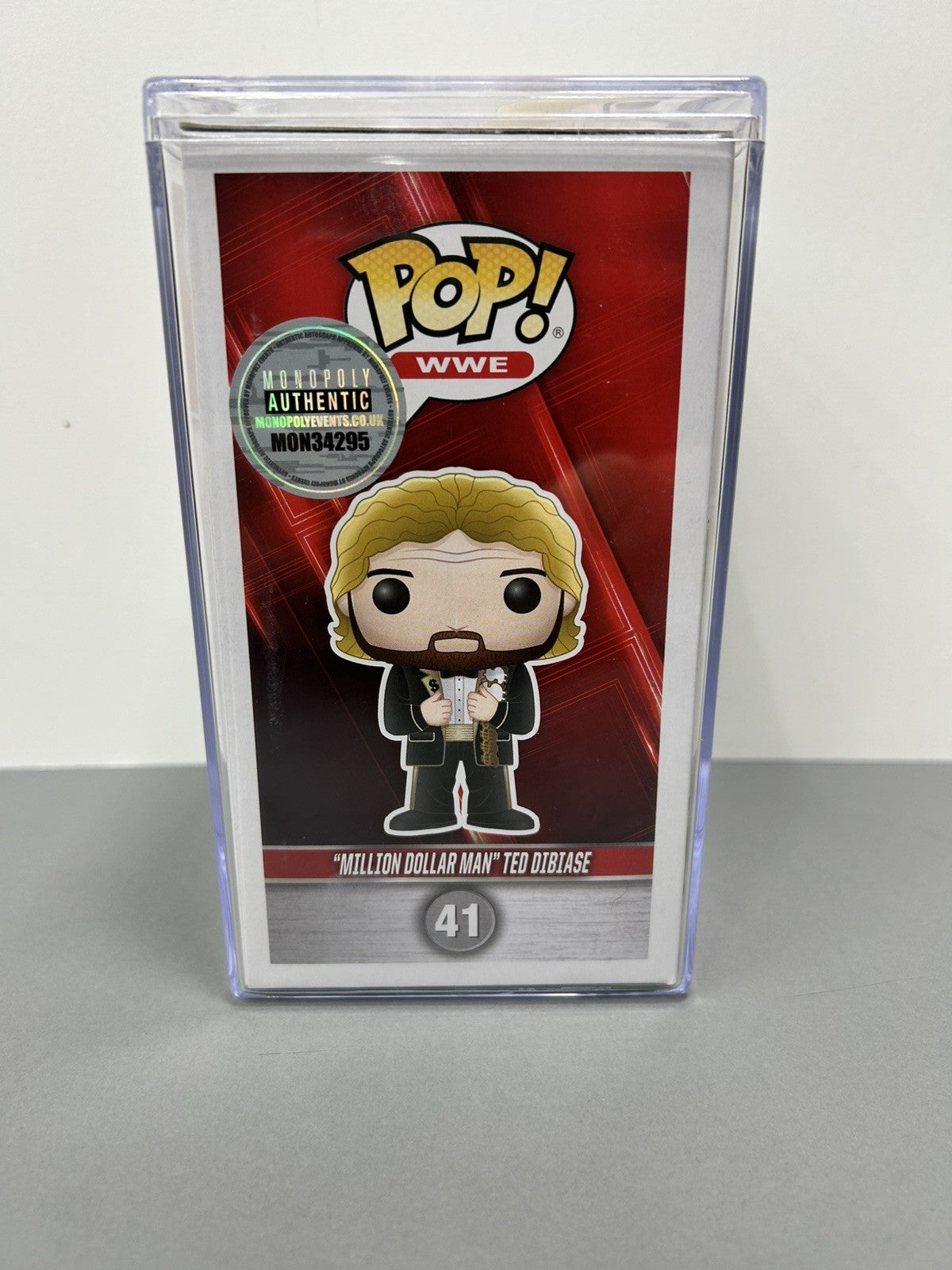 Funko Pop! Signed By Ted Dibiase The Million Dollar Man WWE #41 With COA