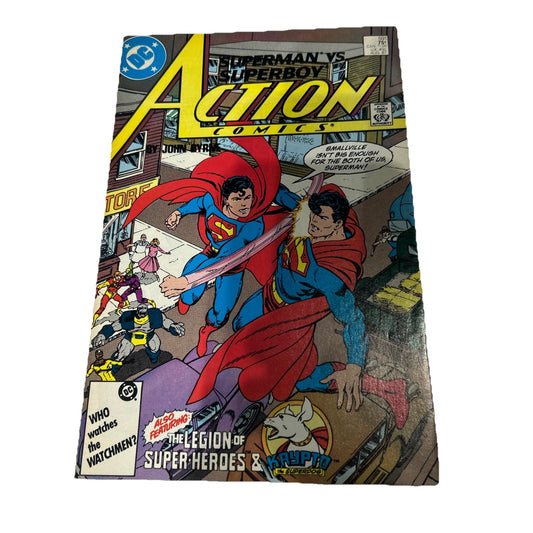 DC Superman Vs Superboy Action Comics #591 August 1987