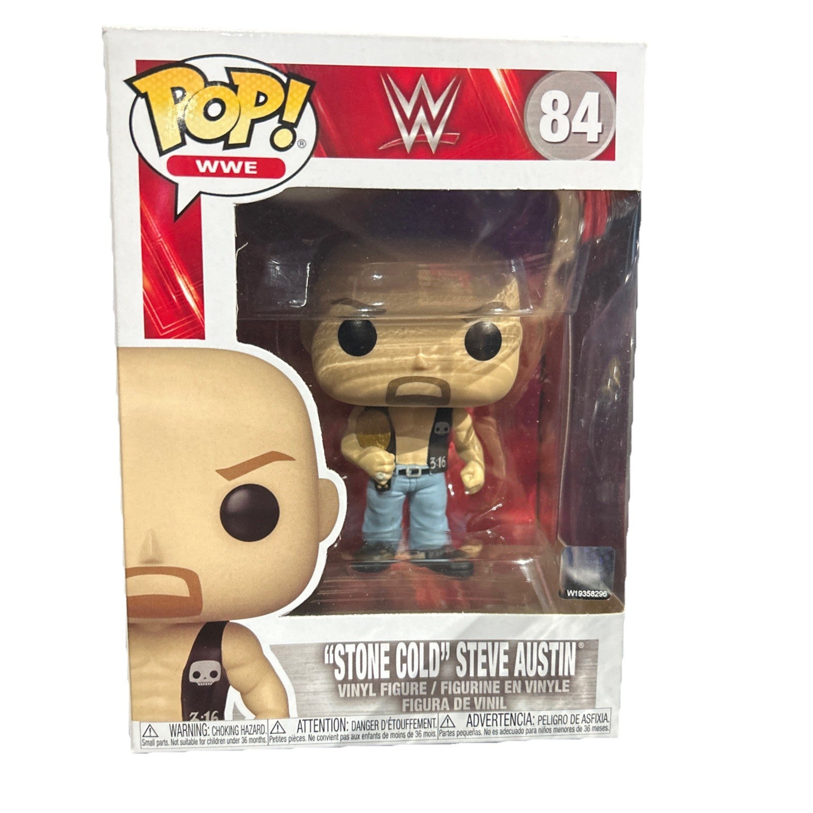 Funko Pop! Vinyl: WWE Stone Cold Steve Austin #84 Action Figure