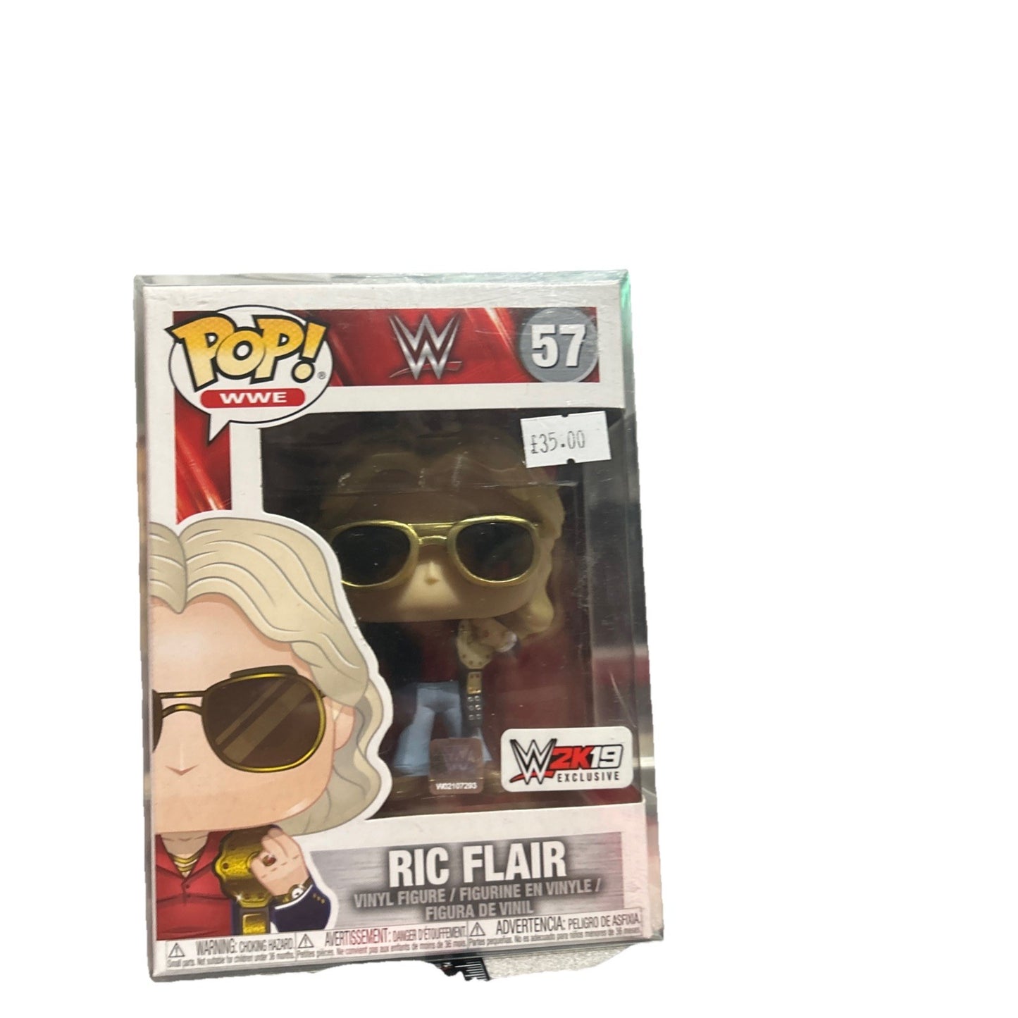Funko Pop Ric Flair Vinyl Figure WWE 2K19 Exclusive 57 BNIB