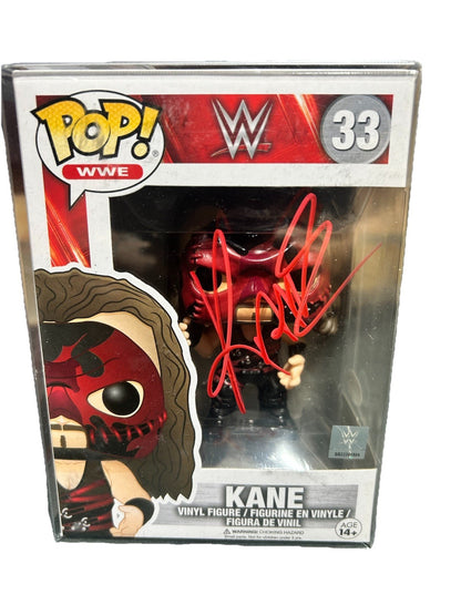 Funko Pop! Exclusive Signed WWE Kane Collectible Figure