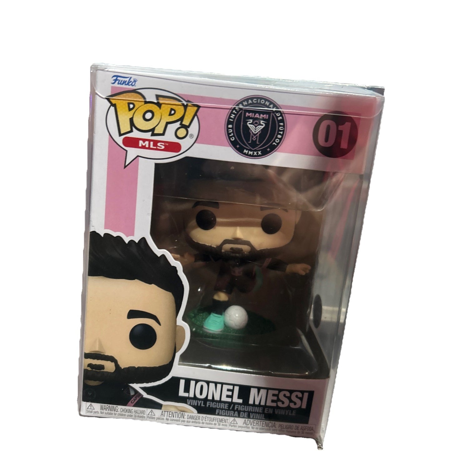 INTER- MIAMI - LIONEL MESSI  3.75" POP  VINYL FIGURE FUNKO 01 NEW IN STOCK