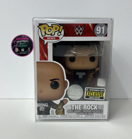 Funko Pop! WWE The Rock #91 Entertainment Earth Limited Edition