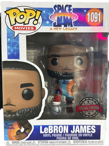 Funko Pop! LeBron James Space Jam 2 Vinyl Action Figure #1091 Amazon Exclusive