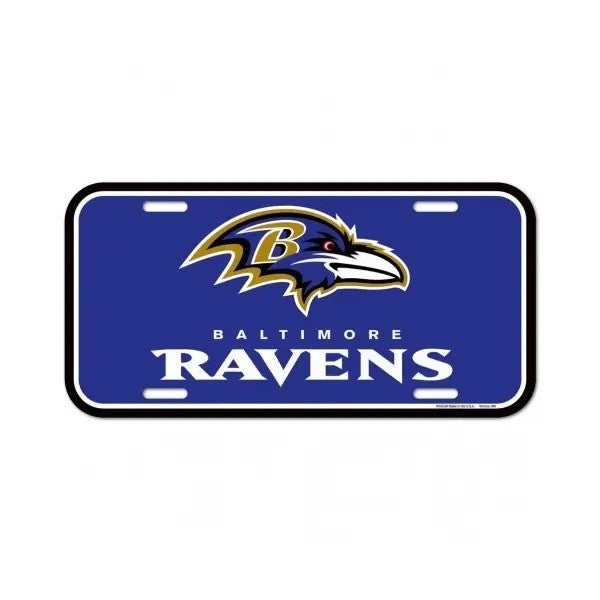 NFL Baltimore Ravens License Plate