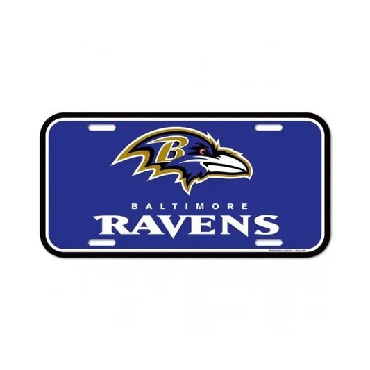 NFL Baltimore Ravens License Plate