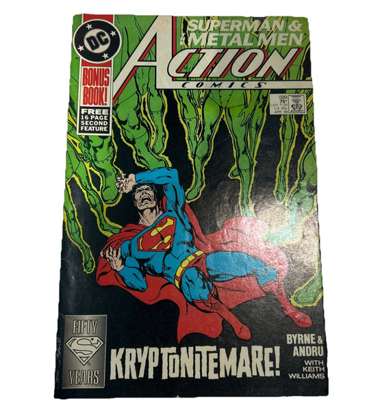 DC Superman & The Metal Men Action Comics #599 April 1988