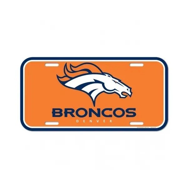 NFL Denver Broncos License Plate