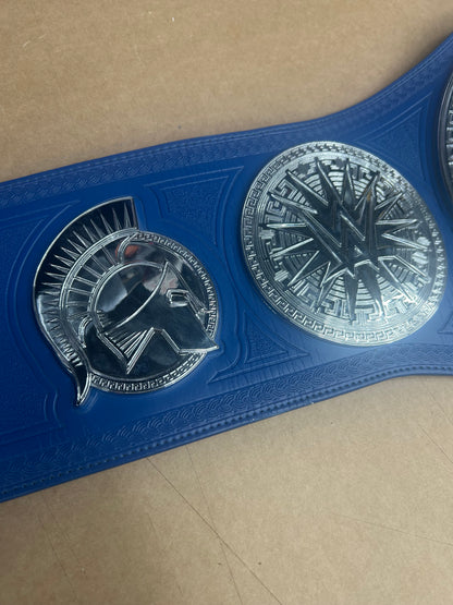 WWE Tag Team Championship Replica Belt – Blue & Silver (Ex-Display)
