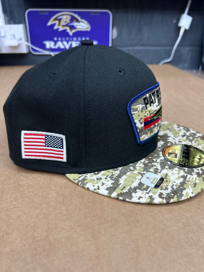 New England Patriots New Era 59FIFTY Salute to Service Cap – Size 7½ – Pre-Loved