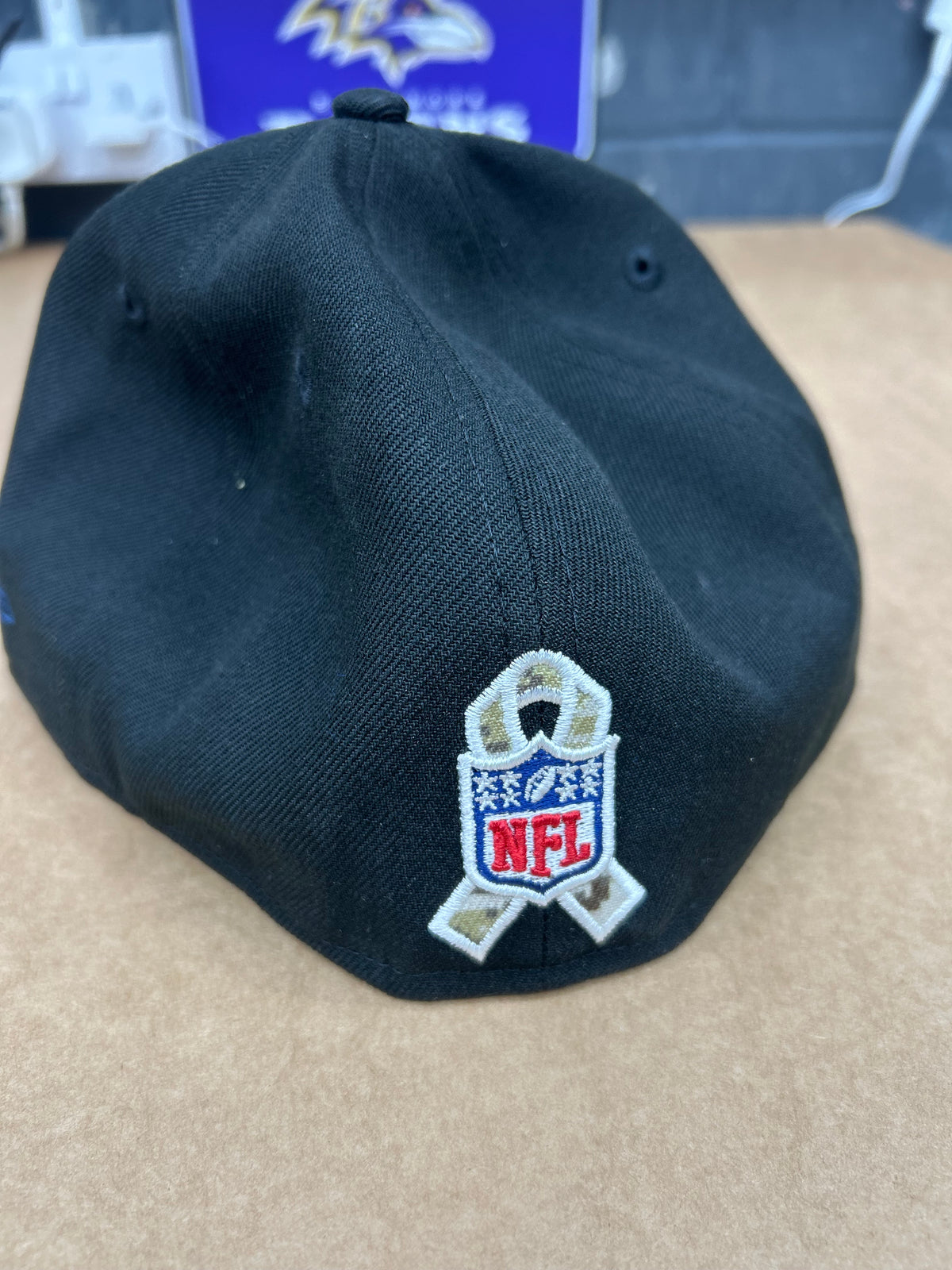 New England Patriots New Era 59FIFTY Salute to Service Cap – Size 7½ – Pre-Loved