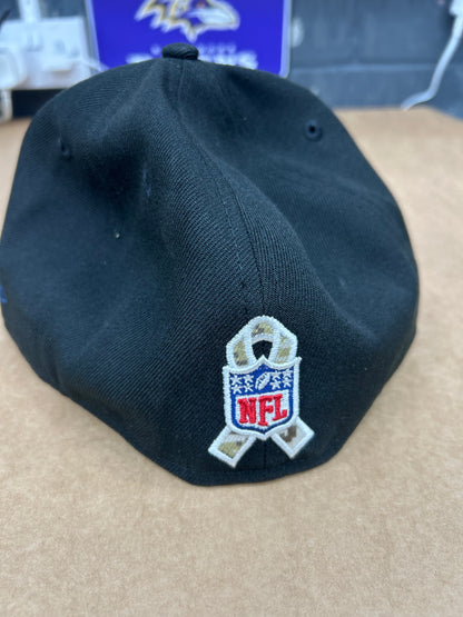 New England Patriots New Era 59FIFTY Salute to Service Cap – Size 7½ – Pre-Loved