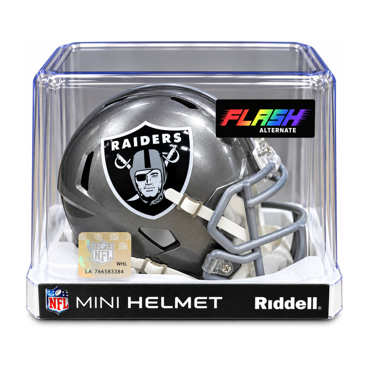 Las Vegas Raiders Riddell Flash Alternate Speed Mini Helmet