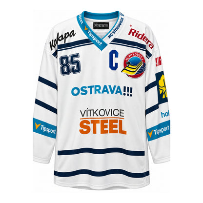 HC Vítkovice Steel Jiří Burger #85 Hockey Jersey 🇨🇿