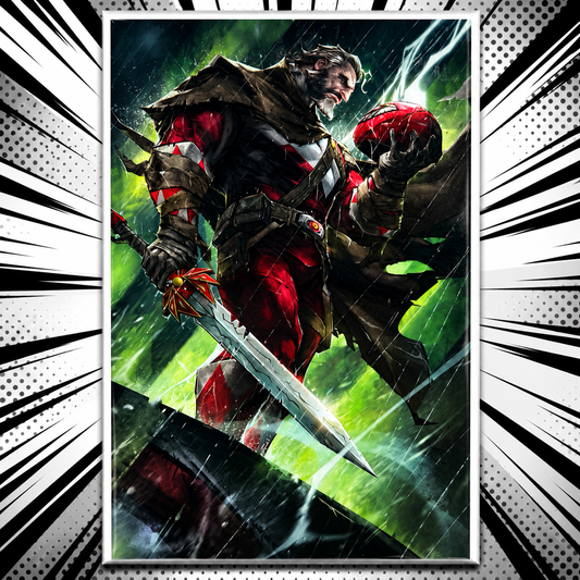 Mighty Morphin Power Rangers: The Return #1 (Stashhhloot / MegaCon 2024 Exclusive Ivan Tao Virgin Variant Cover)